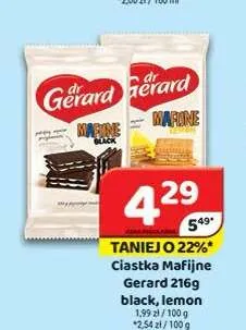 Ciastka Mafijne Gerard black promocja w Delfin