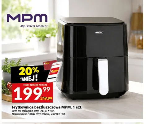 Frytkownica beztłuszczowa Mpm promocja w Twój Market