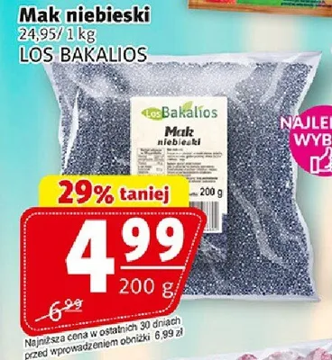 Mak niebieski promocja w Prim Market