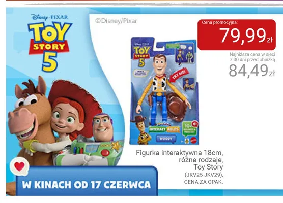 Figurka interaktywna Toy Story 18 cm promocja w Smyk