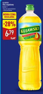 Olej rzepakowy Kujawski promocja w Aldi