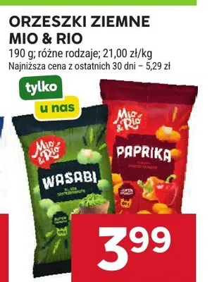Orzeszki ziemne Mio & Rio promocja w Stokrotka
