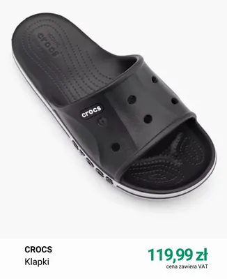 Klapki Crocs promocja w Deichmann