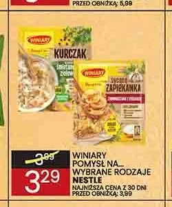 Winiary Pomysł na... Zapiekankę makaronową z szynką promocja w Wafelek