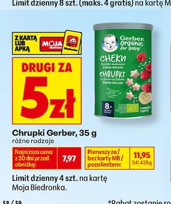 Chrupki Gerber promocja w Biedronka