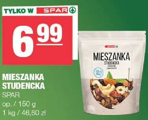 Mieszanka studencka promocja w SPAR