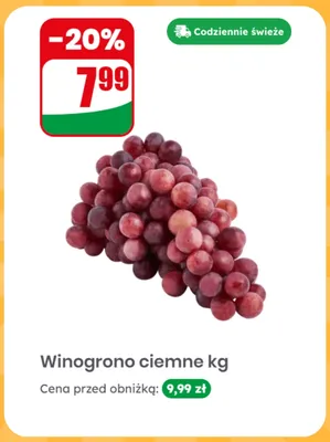 Winogrono ciemne promocja w Dino
