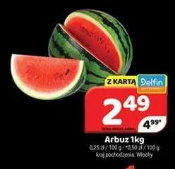 Arbuz promocja w Delfin