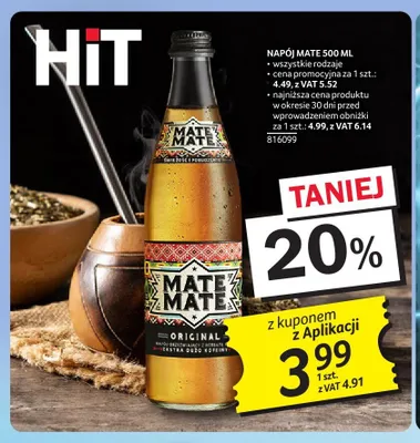Napój Mate Mate promocja w Selgros