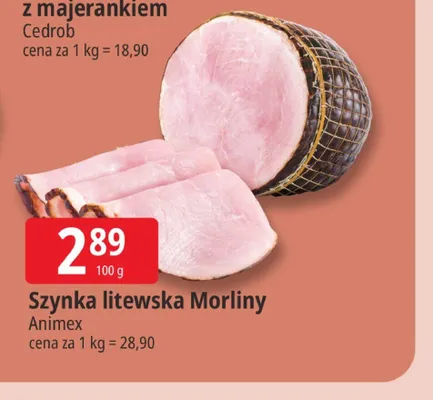 Szynka litewska Morliny promocja w Leclerc