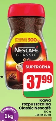 Kawa rozpuszczalna Classic Nescafé promocja w Dino