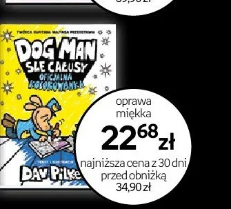 Książka Dog Man Śle Całusy Oficjalna Kolorowanka oprawa miękka promocja w Empik