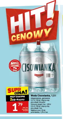 Woda Cisowianka promocja w Twój Market
