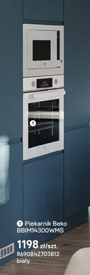 Piekarnik Beko BBIM14300WMS biały promocja w Castorama