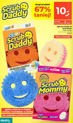 Gąbka Scrub Daddy promocja w Dealz