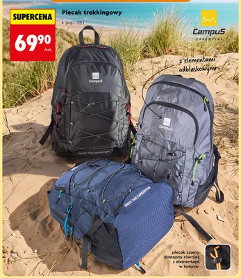 Plecak trekkingowy Campus 35 l promocja w Biedronka