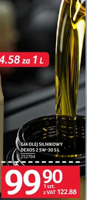 Olej silnikowy GM Dexos 2.5W-30 5 l promocja w Selgros