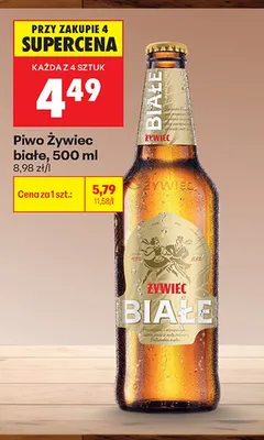 Piwo Żywiec białe promocja w Biedronka