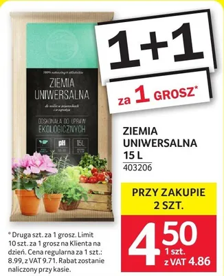 Ziemia uniwersalna 15 l promocja w Selgros