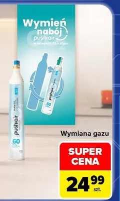 Wymiana gazu Dafi push-air promocja w Carrefour