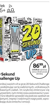 Gra planszowa 20 Sekund Challenge Up promocja w Dzień Dziecka