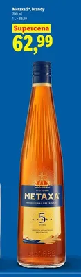 Brandy Metaxa 5* promocja w Lidl