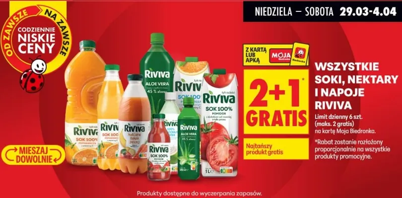 Sok 100% jabłkowy promocja w Biedronka