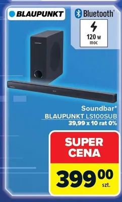Soundbar LS100SUB Blaupunkt promocja w Carrefour