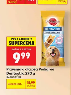 Przysmaki dla psa Pedigree Dentastix promocja w Biedronka