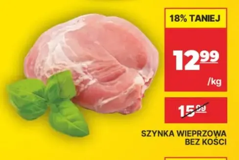 Szynka wieprzowa bez kości promocja w API Market
