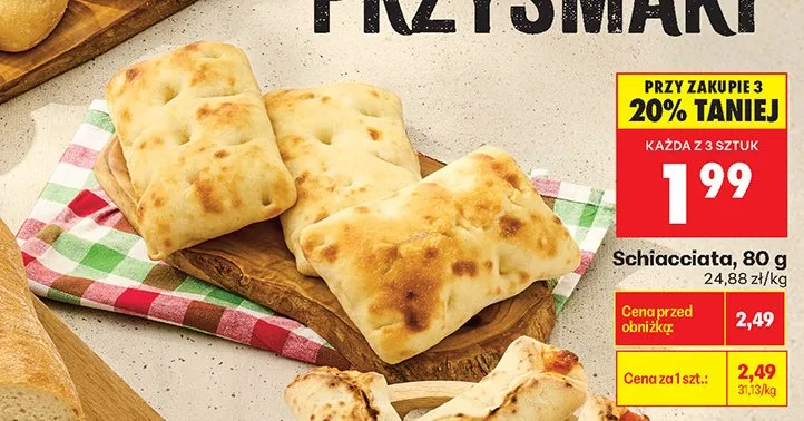 Schiacciata promocja w Biedronka