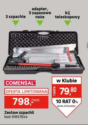 Zestaw szpachli Comensal promocja w Leroy Merlin