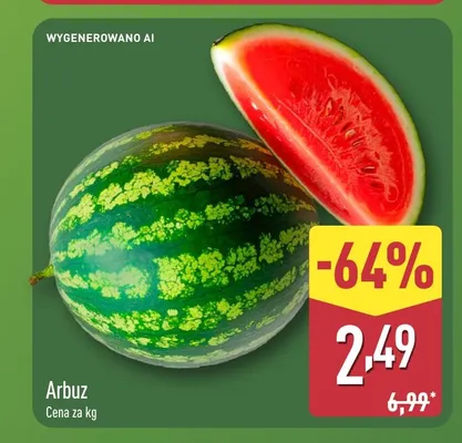 Arbuz promocja w Aldi