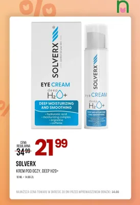 Krem pod oczy, deep H2O+ promocja w Drogerie Natura