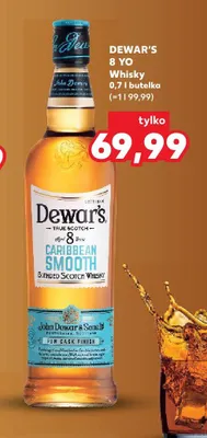 Whisky Dewar's 8 YO Caribbean Smooth promocja w Kaufland