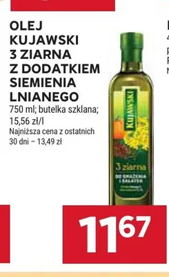 Olej Kujawski 3 ziarna z dodatkiem siemienia lnianego promocja w Stokrotka