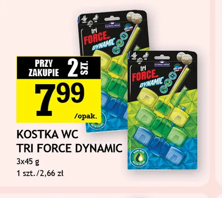 Kostka WC Tri Force Dynamic 3-pak promocja w Gram Market