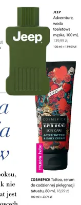 Serum do codziennej pielęgnacji tatuażu Cosmepick Tattoo Skin Care After Tattoo & Daily Cream promocja w Hebe