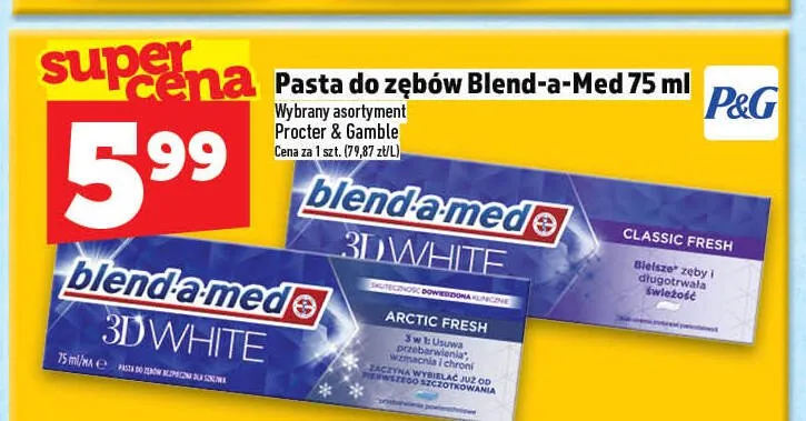 Pasta do zębów Blend-a-Med promocja w TOPAZ