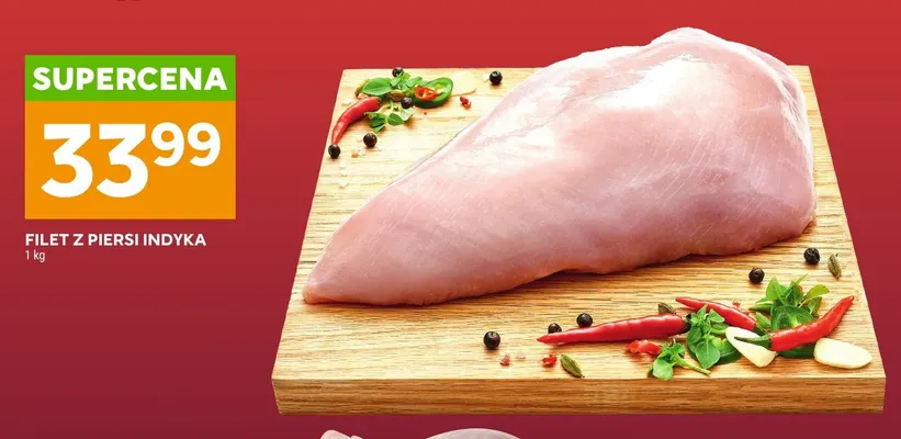 Filet z piersi indyka promocja w Stokrotka