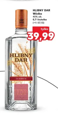 Wódka Hlibny Dar Classic promocja w Kaufland