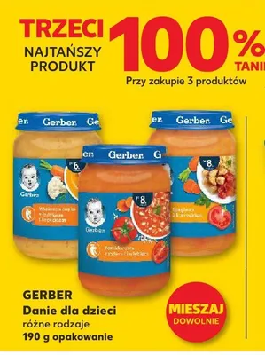 Danie dla dzieci różne rodzaje promocja w Kaufland