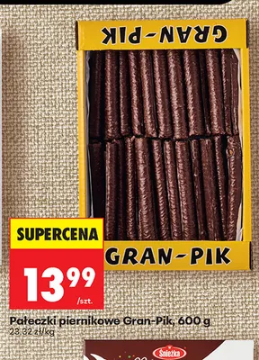 Pałeczki piernikowe Gran-Pik promocja w Biedronka