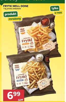 Frytki proste Well Done promocja w Stokrotka