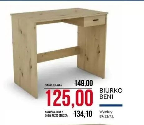 Biurko Beni promocja w Abra Meble