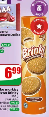 Ciastka markizy kakaowe promocja w Dino