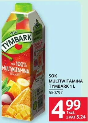 Sok multiwitamina Tymbark 1L promocja w Selgros