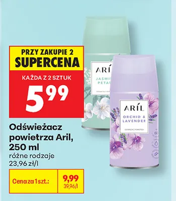 Odświeżacz powietrza Aril promocja w Biedronka