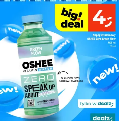 Napój witaminowy Zero Green Flow promocja w Dealz