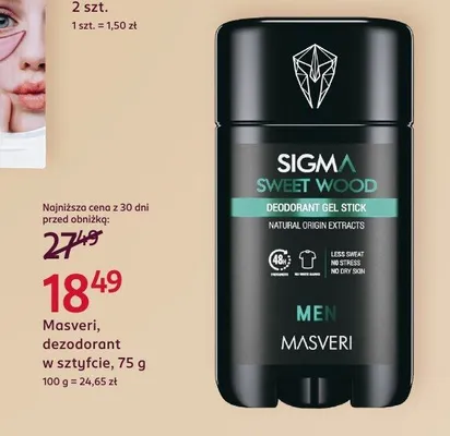 Dezodorant w sztyfcie promocja w Rossmann